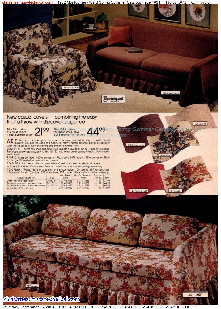 1982 Montgomery Ward Spring Summer Catalog, Page 1031