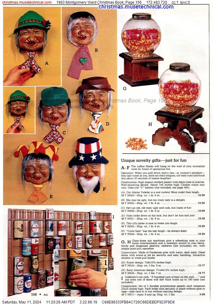 1983 Montgomery Ward Christmas Book, Page 156