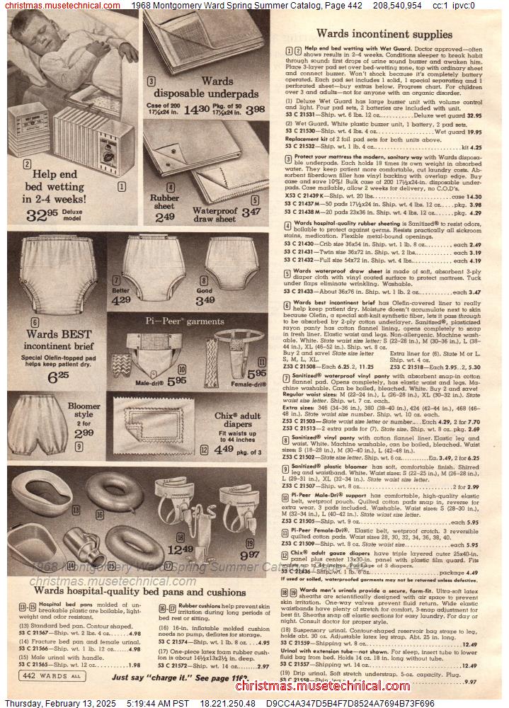 1968 Montgomery Ward Spring Summer Catalog, Page 442