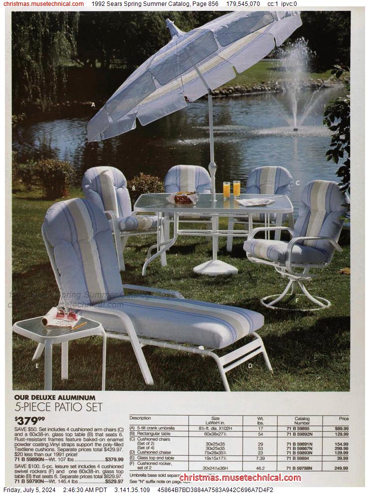 1992 Sears Spring Summer Catalog, Page 856