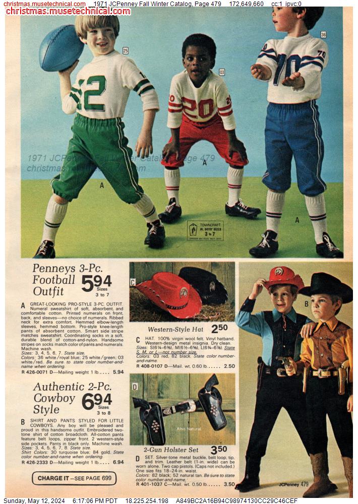 1971 JCPenney Fall Winter Catalog, Page 479