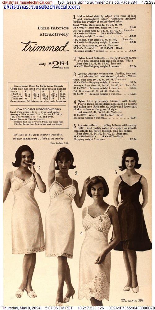 1964 Sears Spring Summer Catalog, Page 284