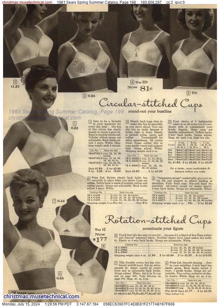 1961 Sears Spring Summer Catalog, Page 198