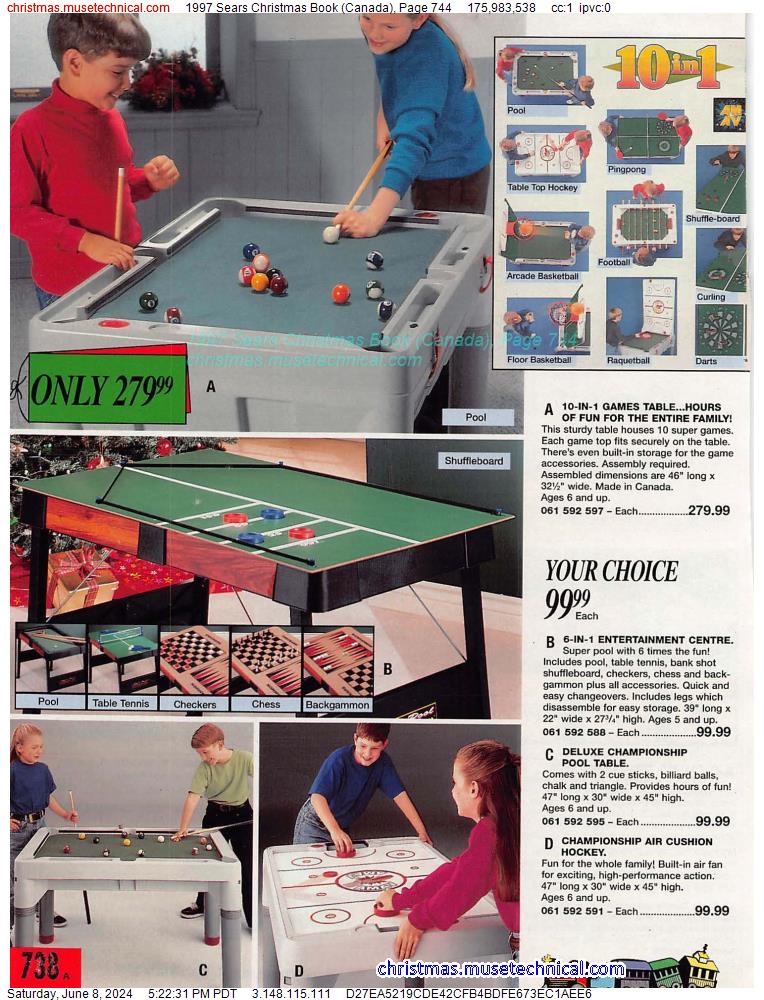 1997 Sears Christmas Book (Canada), Page 744
