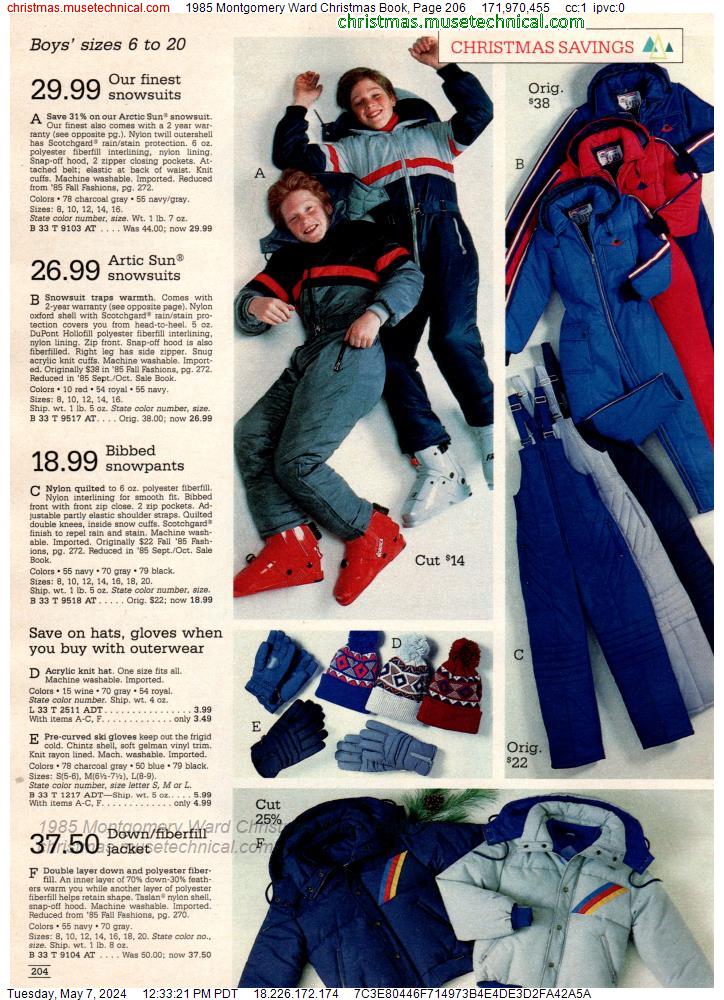 1985 Montgomery Ward Christmas Book, Page 206