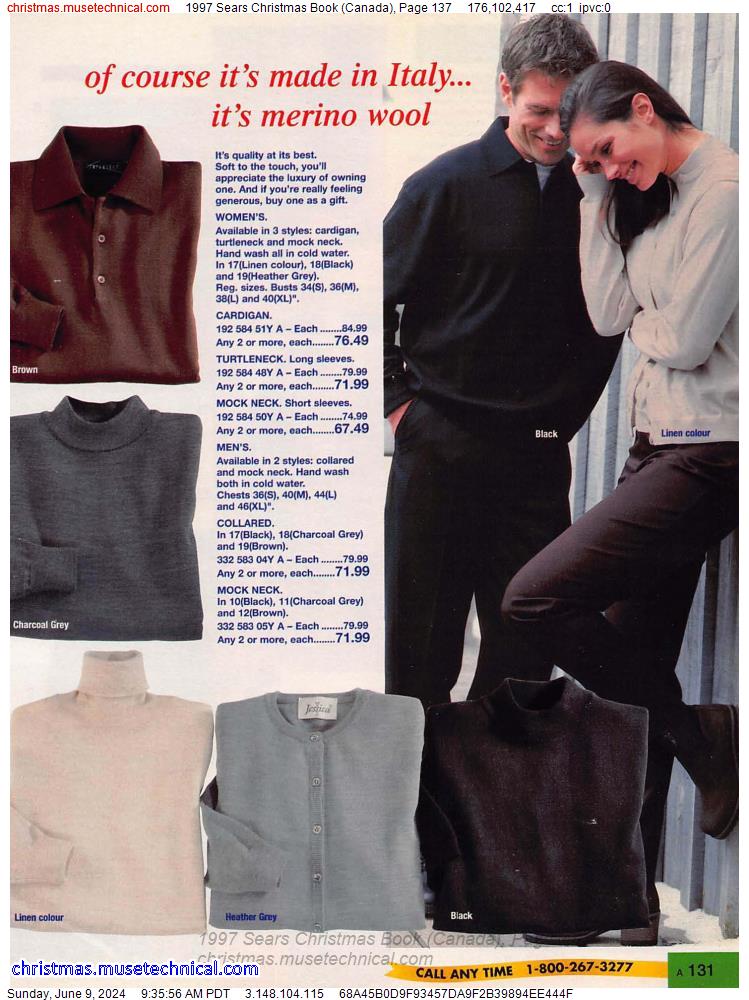 1997 Sears Christmas Book (Canada), Page 137