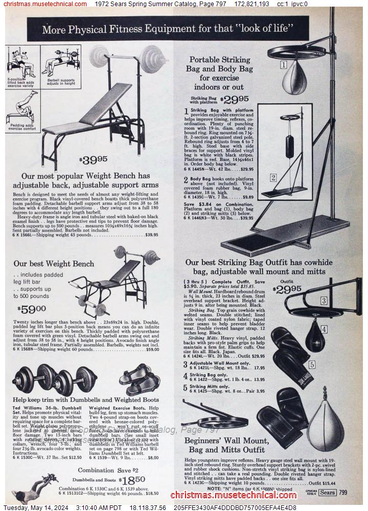 1972 Sears Spring Summer Catalog, Page 797