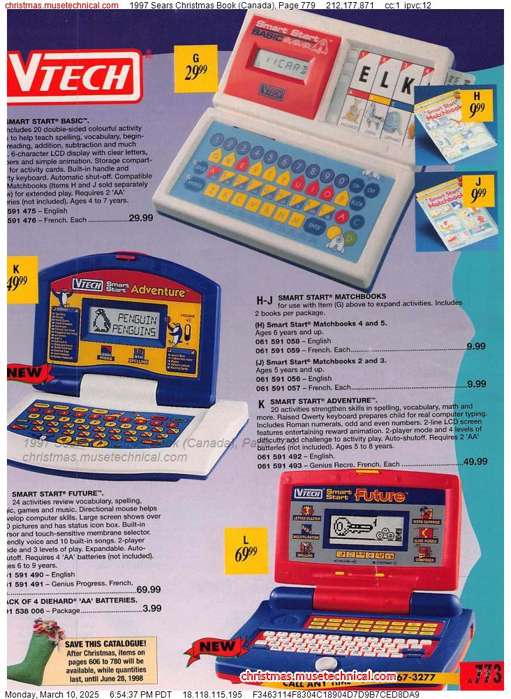 1997 Sears Christmas Book (Canada), Page 779