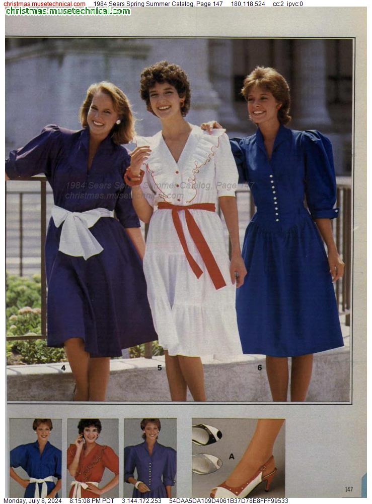 1984 Sears Spring Summer Catalog, Page 147