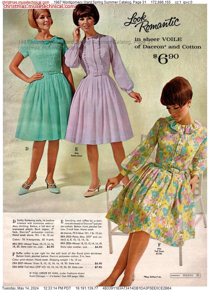 1967 Montgomery Ward Spring Summer Catalog, Page 31