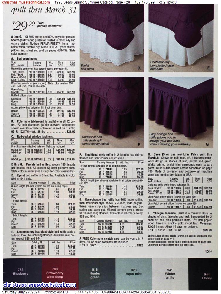 1993 Sears Spring Summer Catalog, Page 428