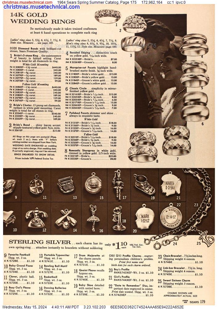 1964 Sears Spring Summer Catalog, Page 175