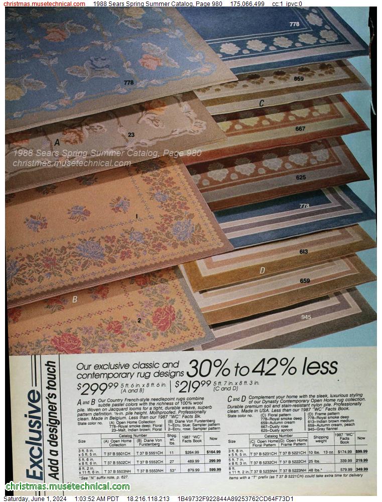 1988 Sears Spring Summer Catalog, Page 980