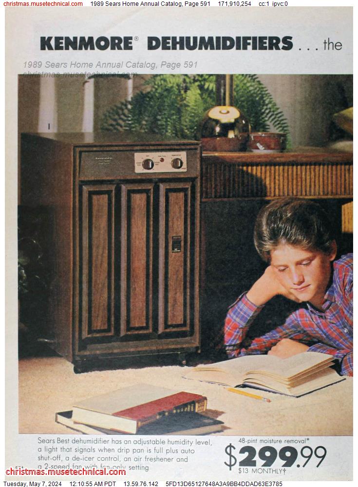 1989 Sears Home Annual Catalog, Page 591