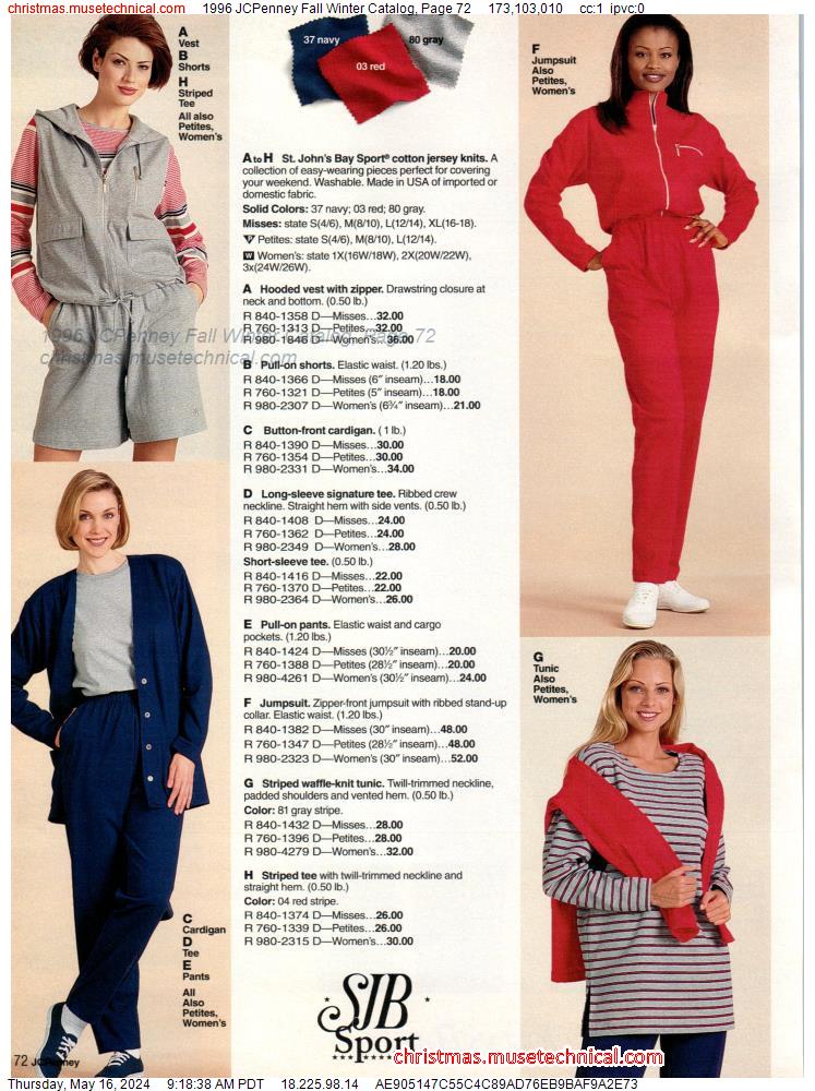1996 JCPenney Fall Winter Catalog, Page 72