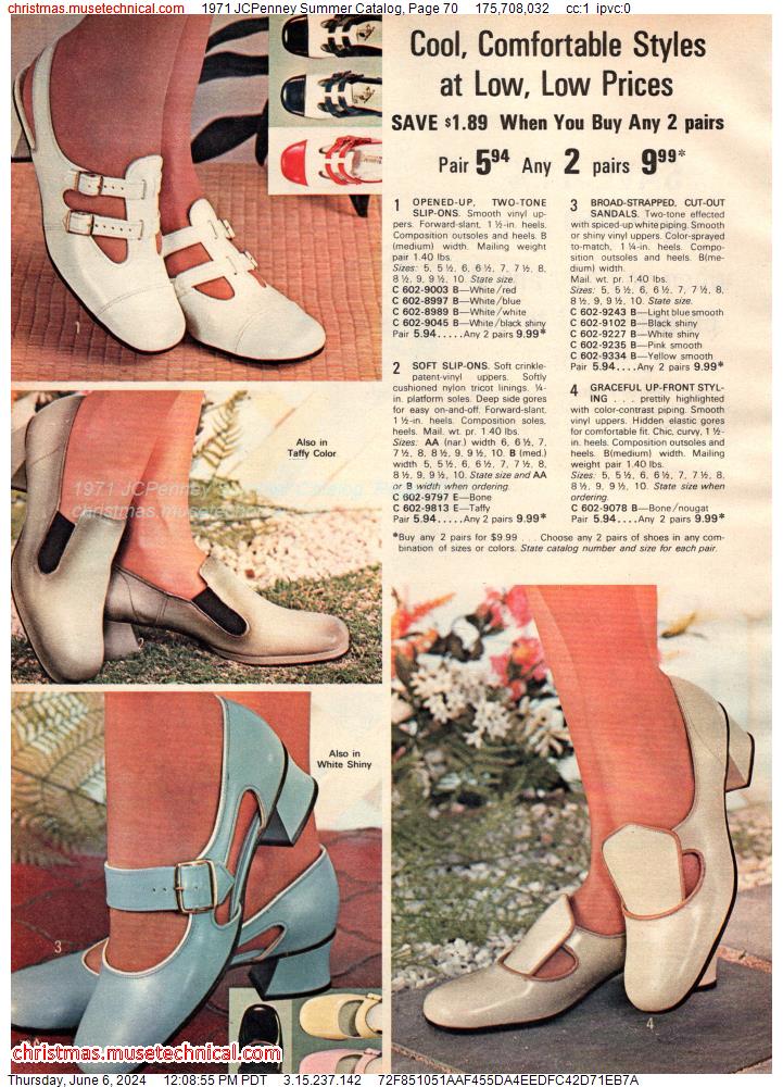 1971 JCPenney Summer Catalog, Page 70
