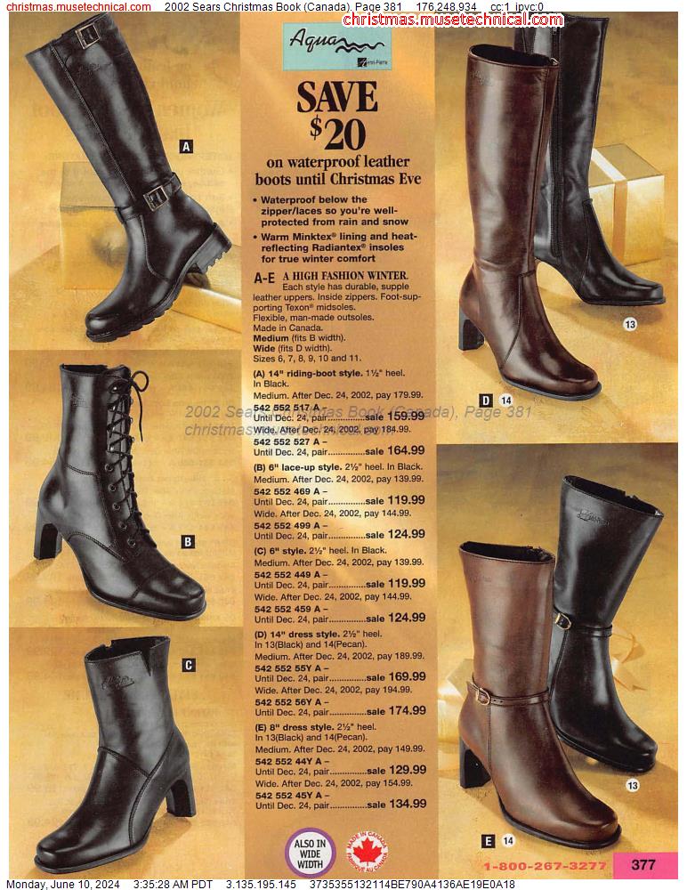 2002 Sears Christmas Book (Canada), Page 381