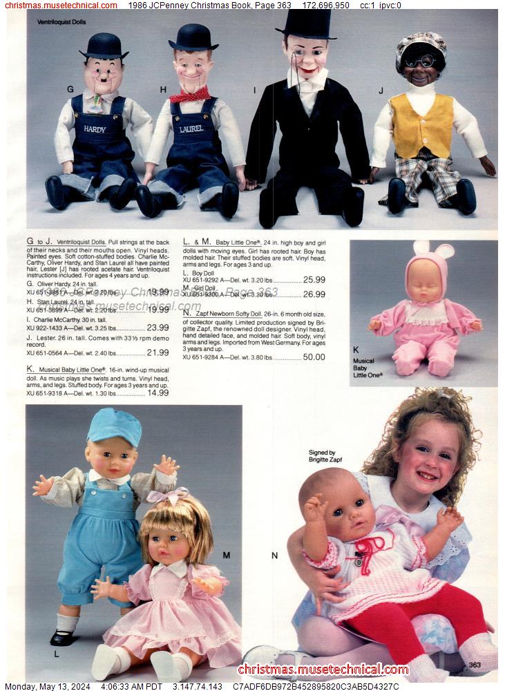 1986 JCPenney Christmas Book, Page 363