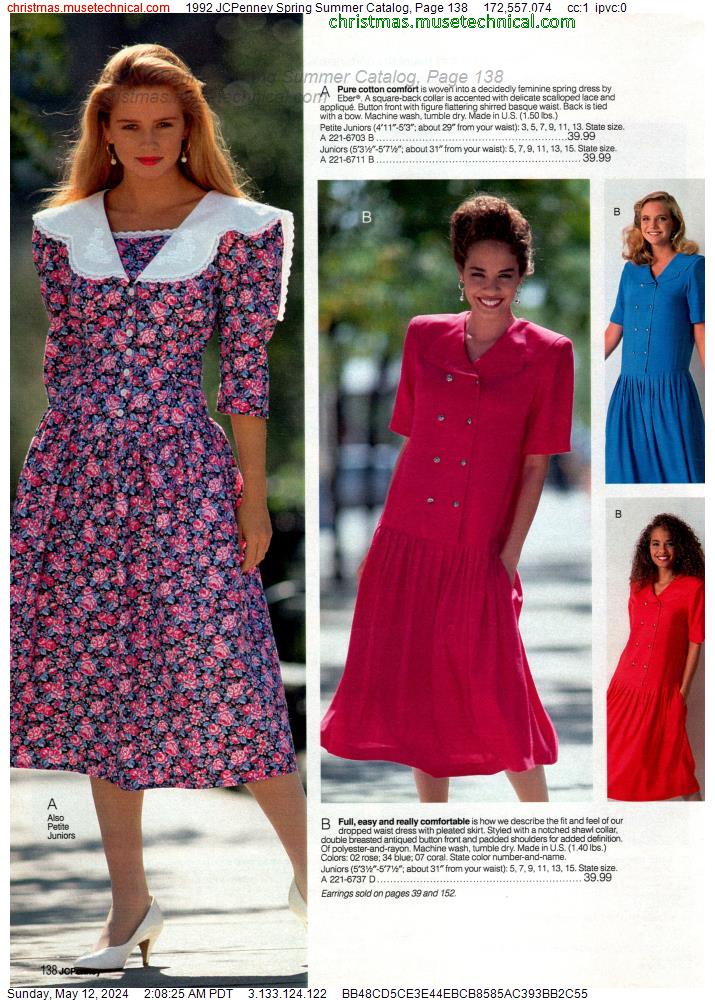 1992 JCPenney Spring Summer Catalog, Page 138