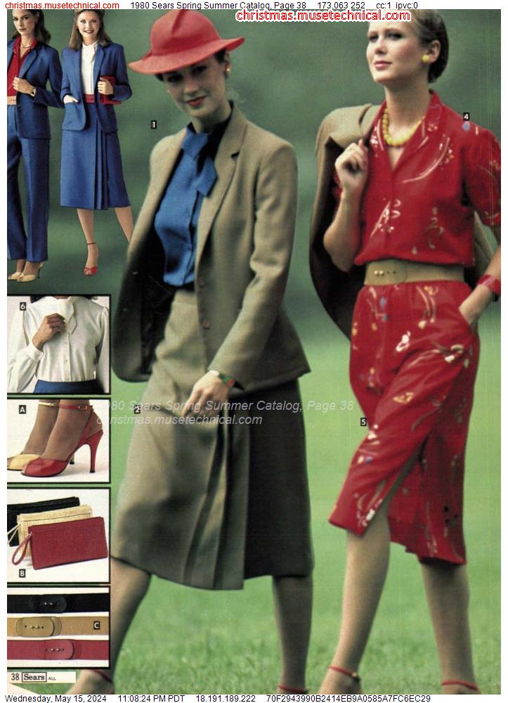 1980 Sears Spring Summer Catalog, Page 38
