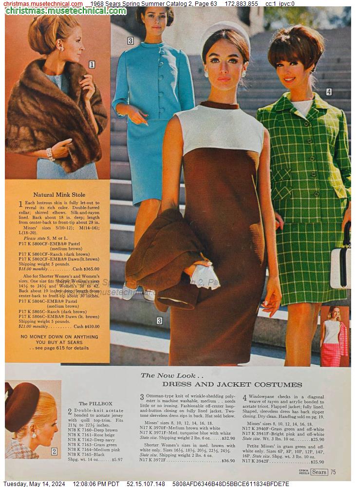 1968 Sears Spring Summer Catalog 2, Page 63