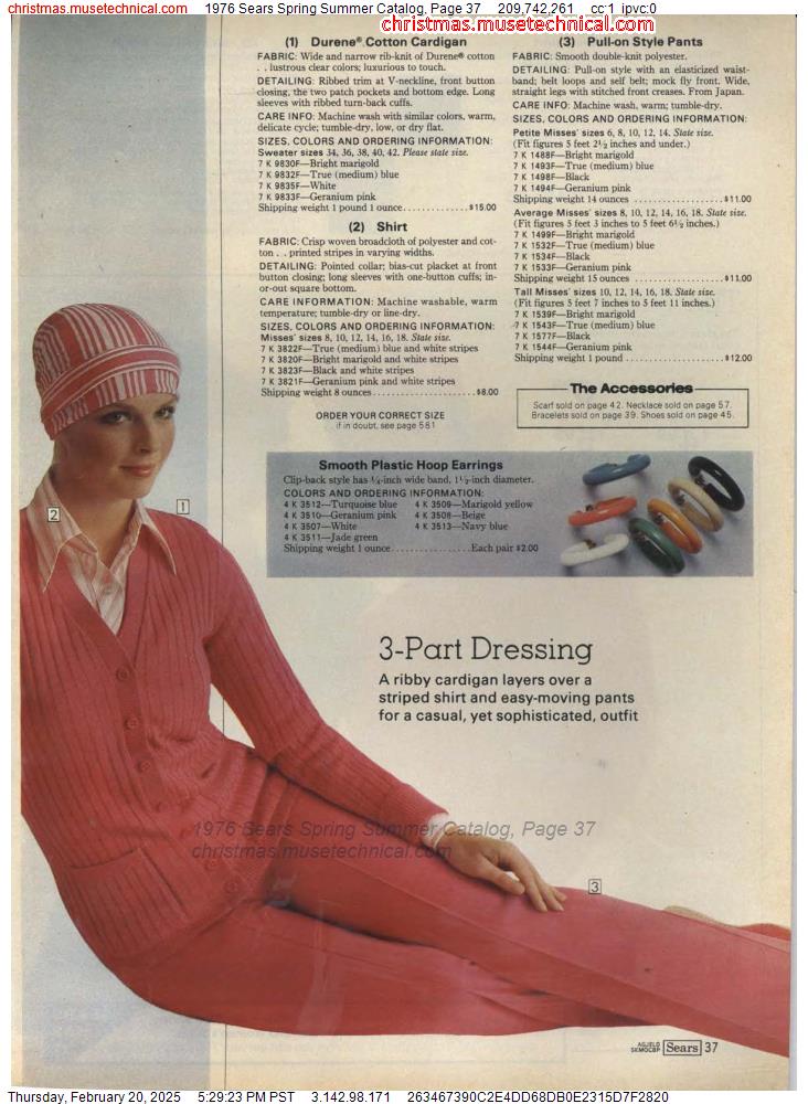 1976 Sears Spring Summer Catalog, Page 37