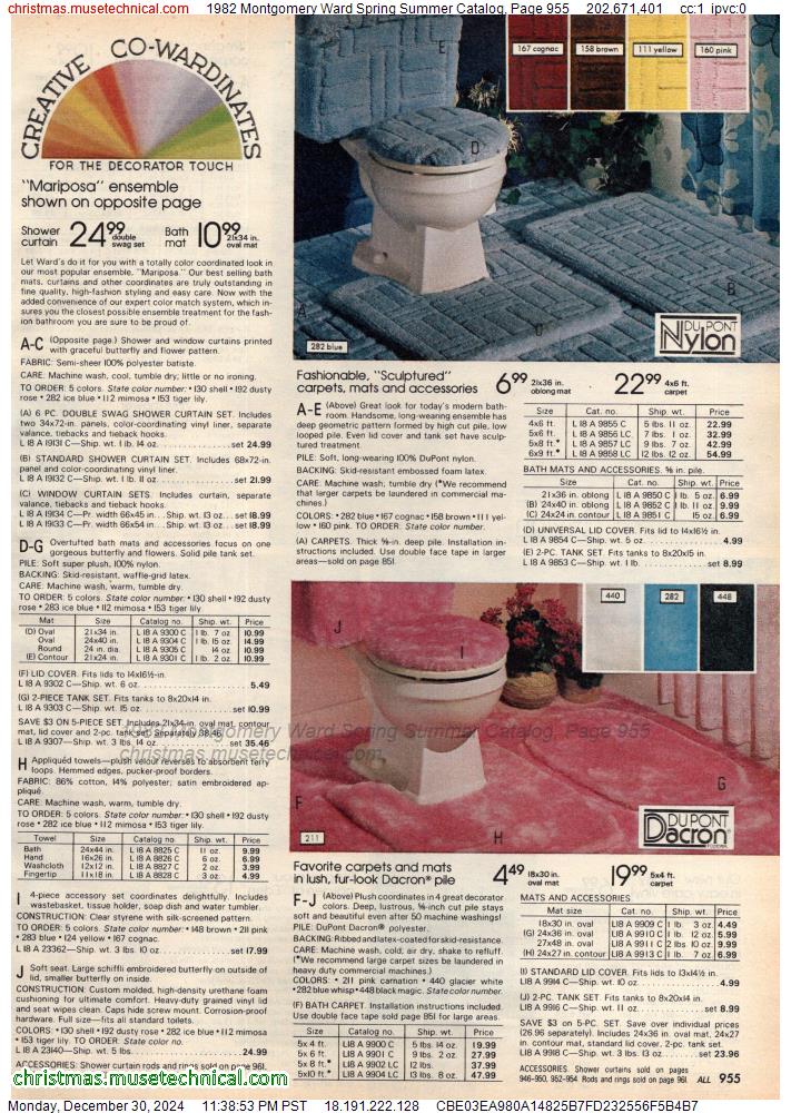 1982 Montgomery Ward Spring Summer Catalog, Page 955