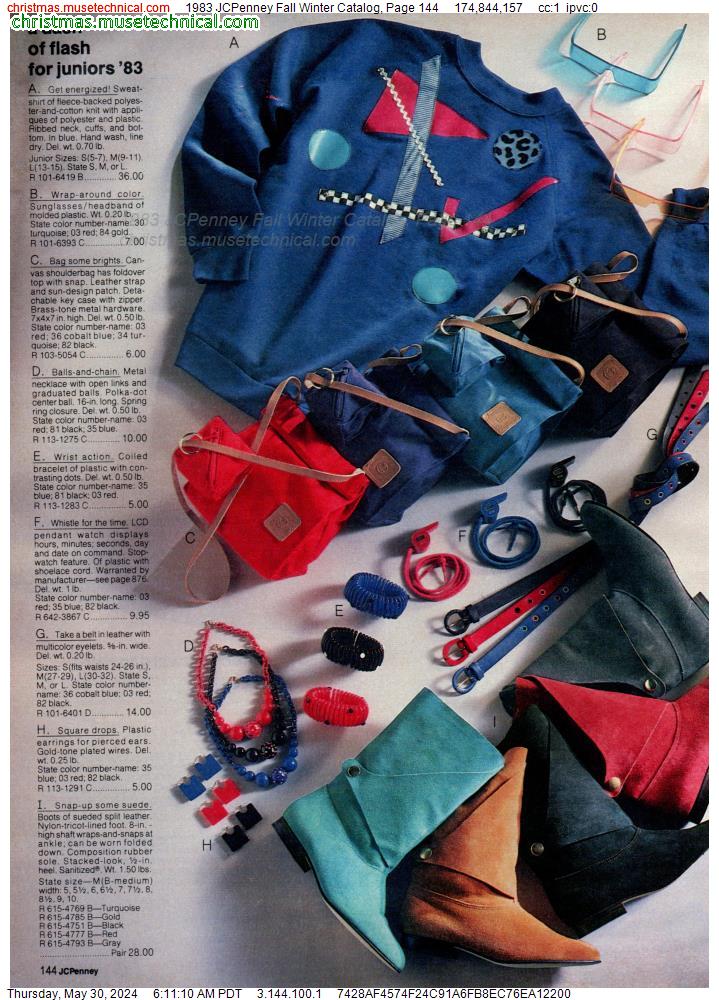 1983 JCPenney Fall Winter Catalog, Page 144