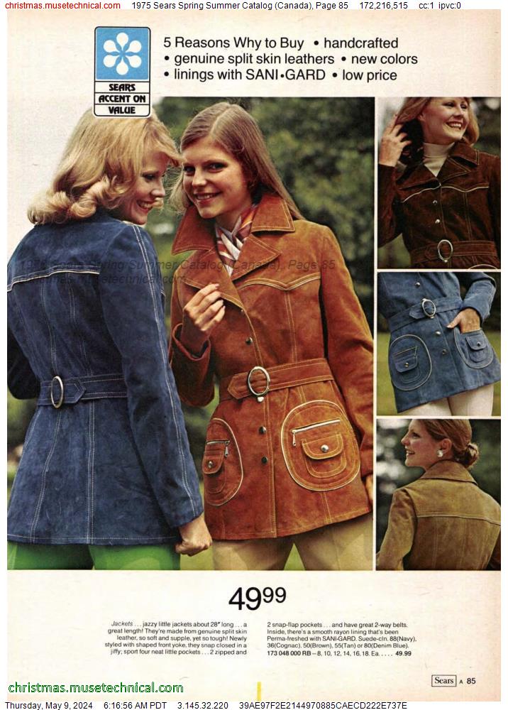 1975 Sears Spring Summer Catalog (Canada), Page 85