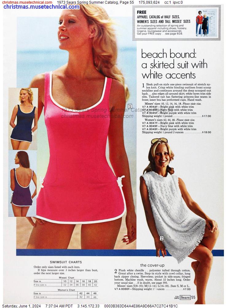 1973 Sears Spring Summer Catalog, Page 55