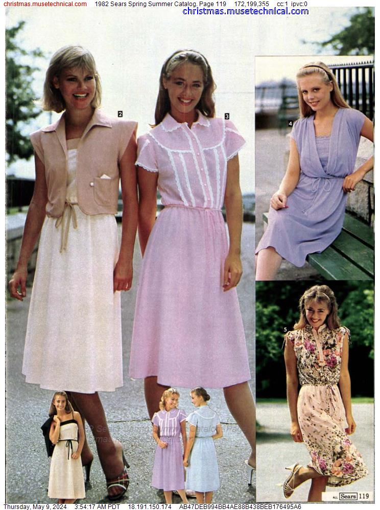 1982 Sears Spring Summer Catalog, Page 119
