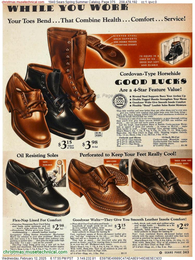 1940 Sears Spring Summer Catalog, Page 375