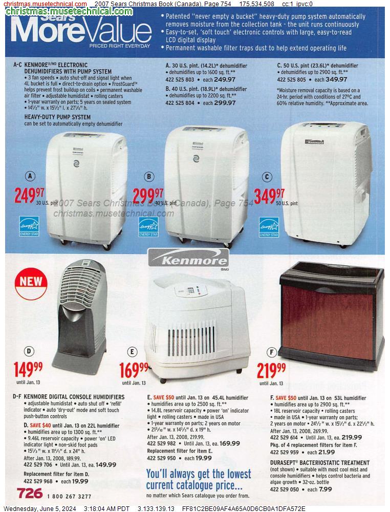2007 Sears Christmas Book (Canada), Page 754