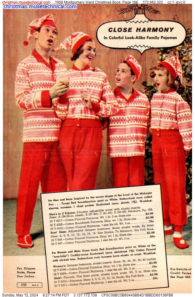 1958 Montgomery Ward Christmas Book, Page 166
