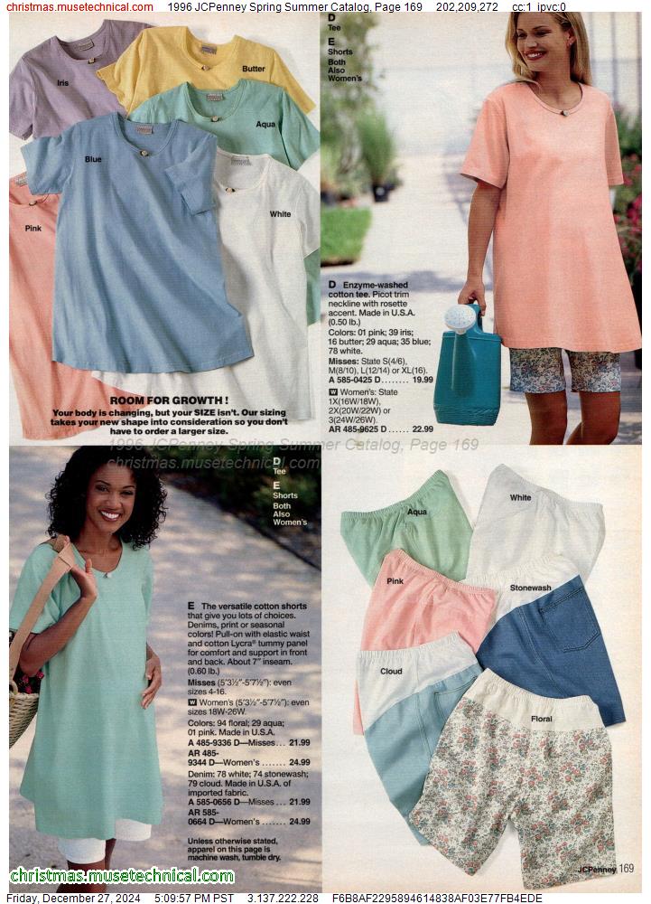 1996 JCPenney Spring Summer Catalog, Page 169