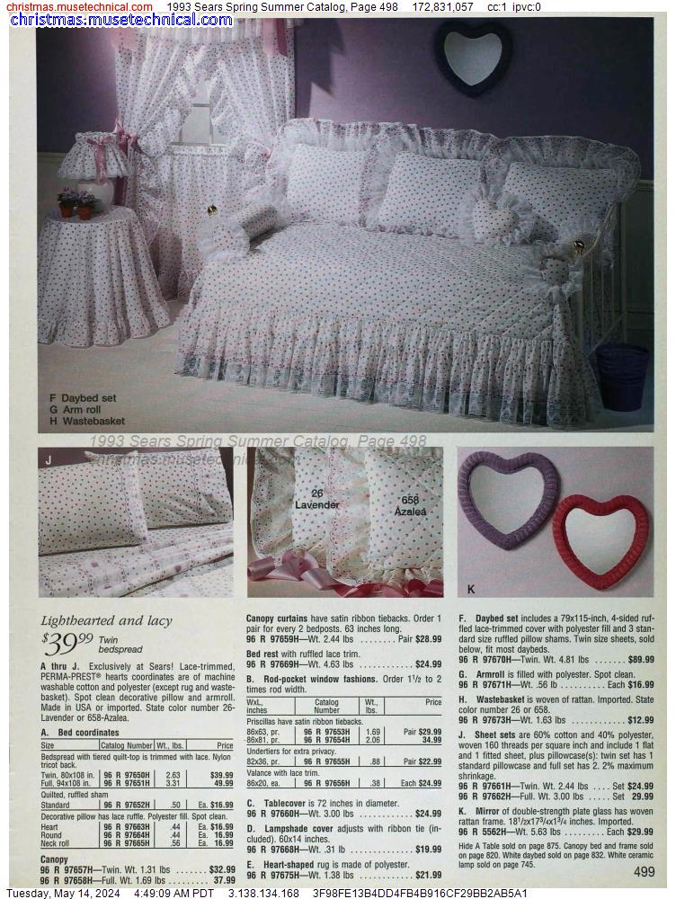 1993 Sears Spring Summer Catalog, Page 498