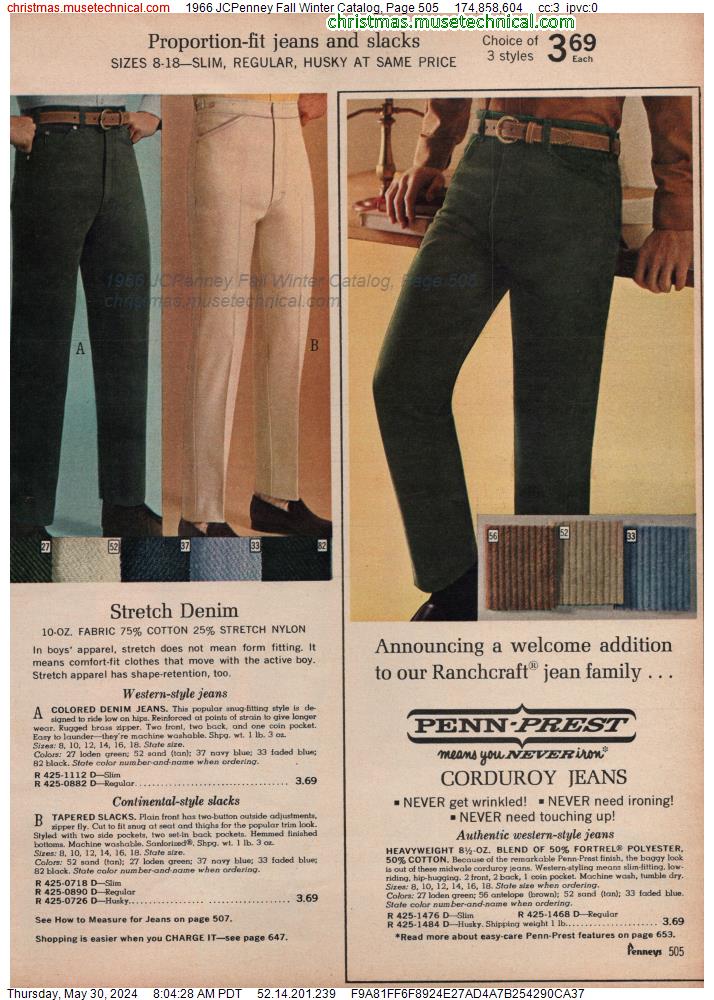 1966 JCPenney Fall Winter Catalog, Page 505