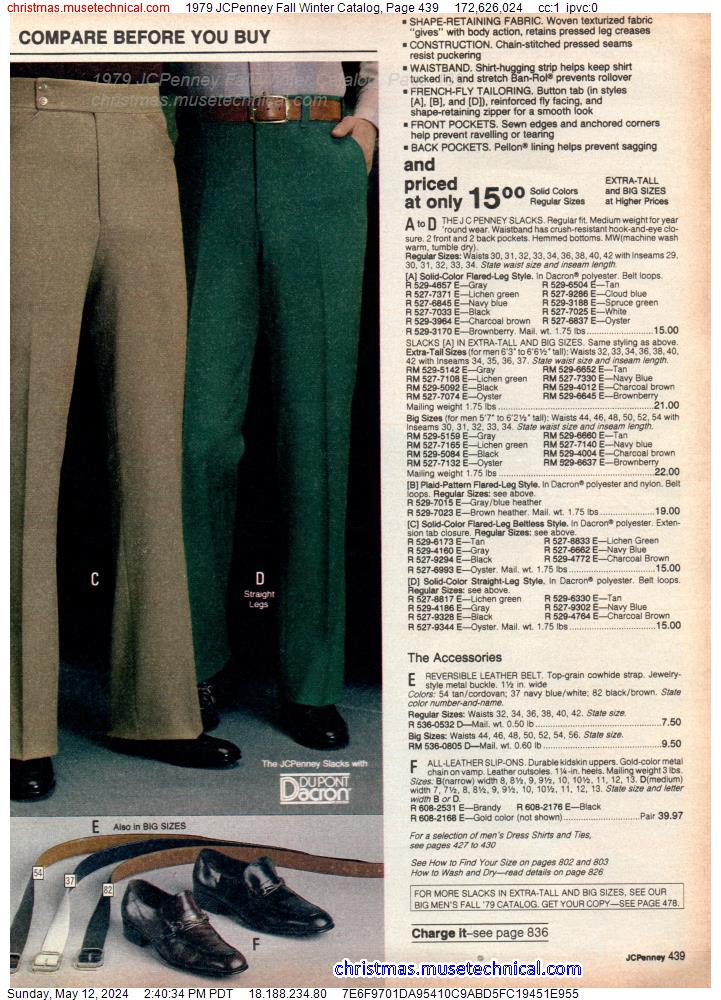 1979 JCPenney Fall Winter Catalog, Page 439
