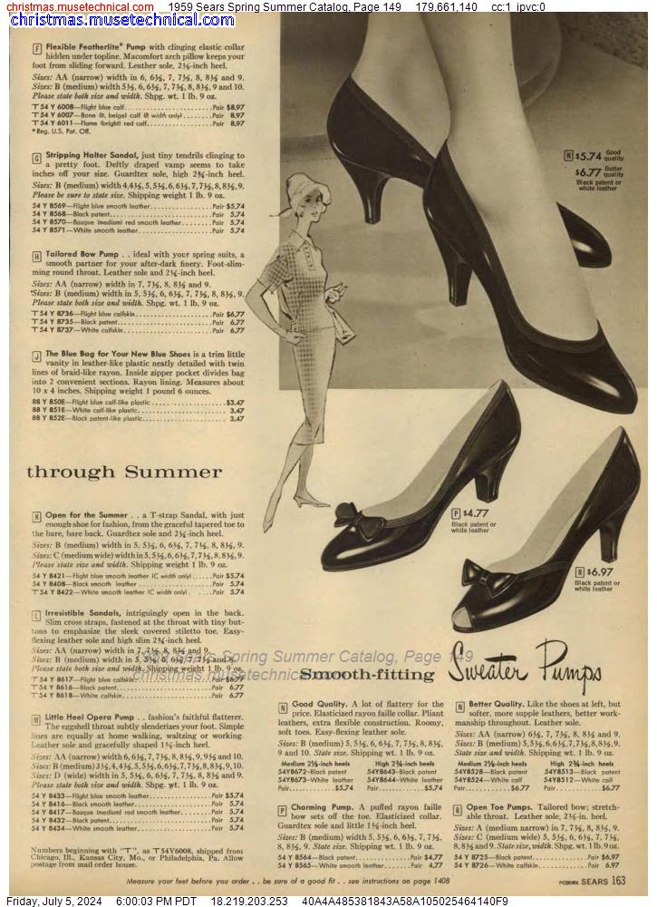 1959 Sears Spring Summer Catalog, Page 149