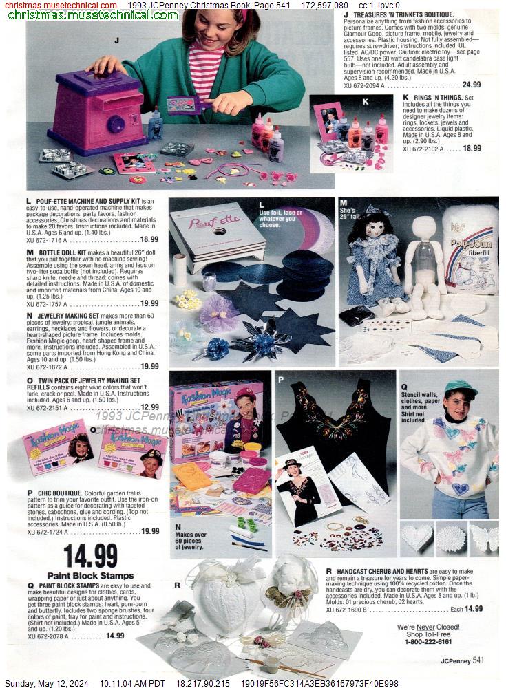 1993 JCPenney Christmas Book, Page 541