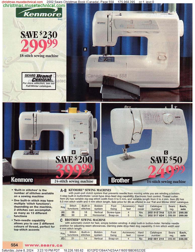 2002 Sears Christmas Book (Canada), Page 558