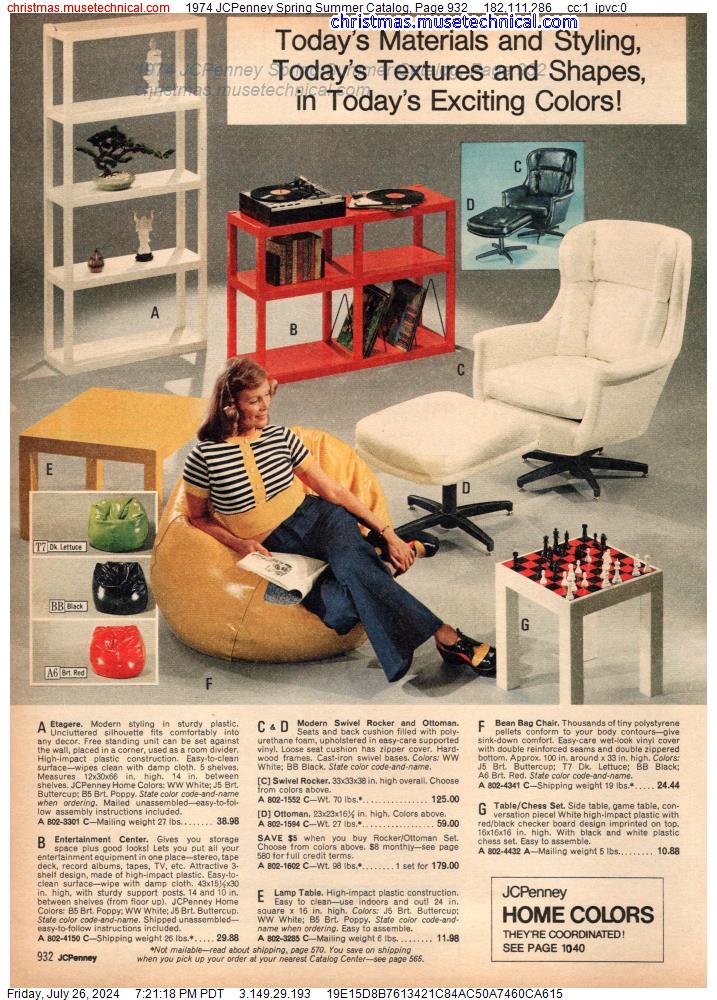 1974 JCPenney Spring Summer Catalog, Page 932
