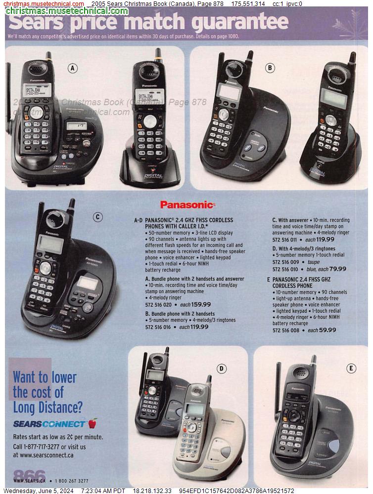 2005 Sears Christmas Book (Canada), Page 878