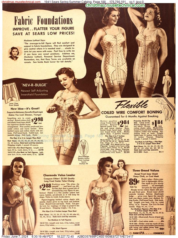 1941 Sears Spring Summer Catalog, Page 188