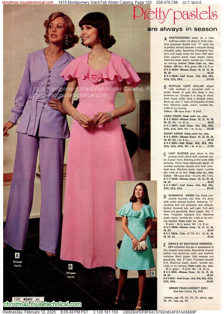 1975 Montgomery Ward Fall Winter Catalog, Page 120