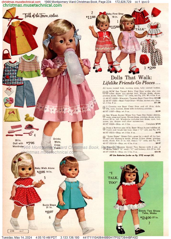 1966 Montgomery Ward Christmas Book, Page 234