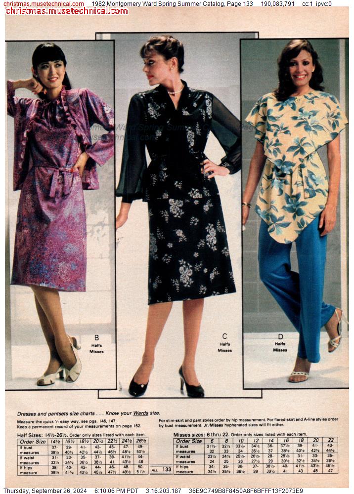 1982 Montgomery Ward Spring Summer Catalog, Page 133