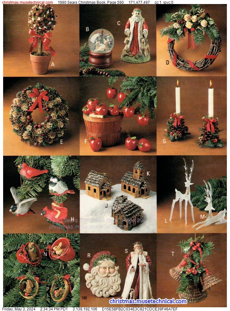 1990 Sears Christmas Book, Page 590