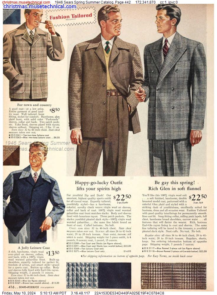 1946 Sears Spring Summer Catalog, Page 442