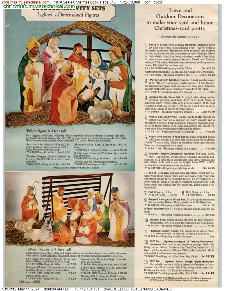 1970 Sears Christmas Book, Page 340
